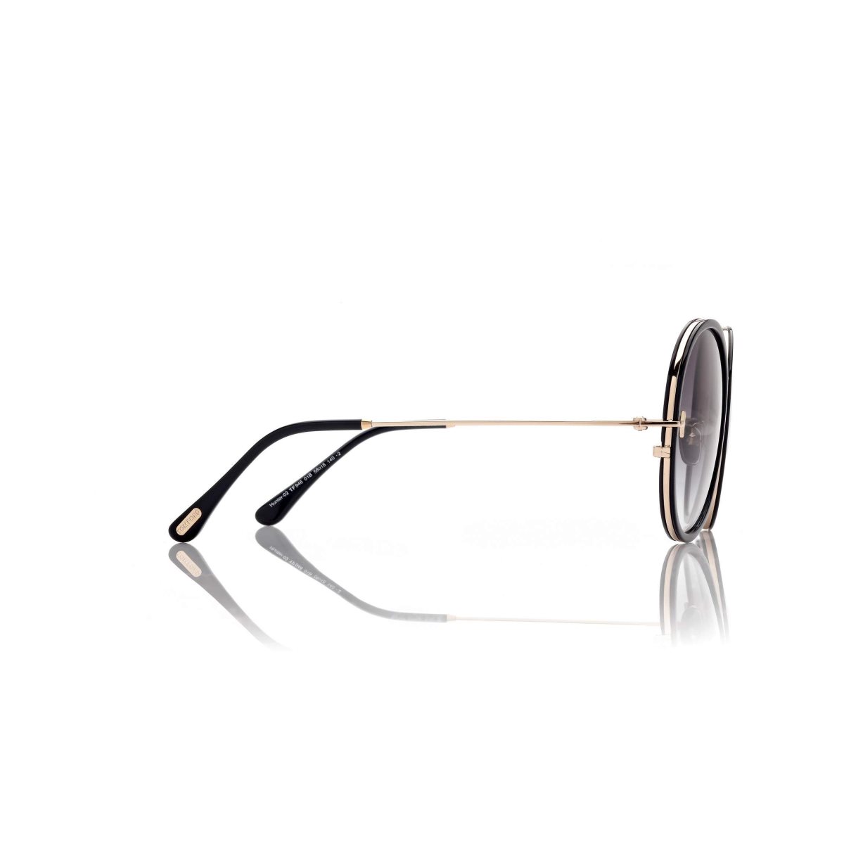 Lunettes de Soleil Tom Ford Hunter Femme Noir | XHQDB-4187