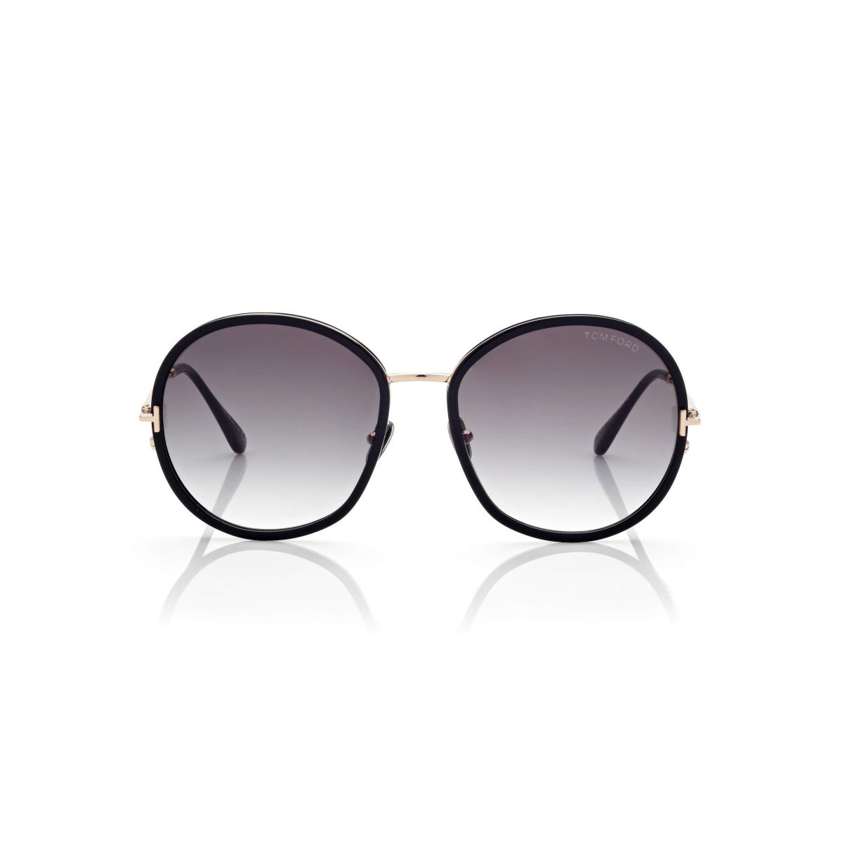 Lunettes de Soleil Tom Ford Hunter Femme Noir | XHQDB-4187