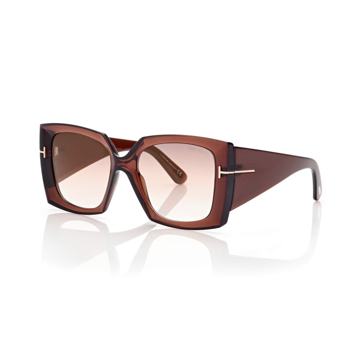 Lunettes de Soleil Tom Ford Jacquetta Femme Marron | QXSGB-3418