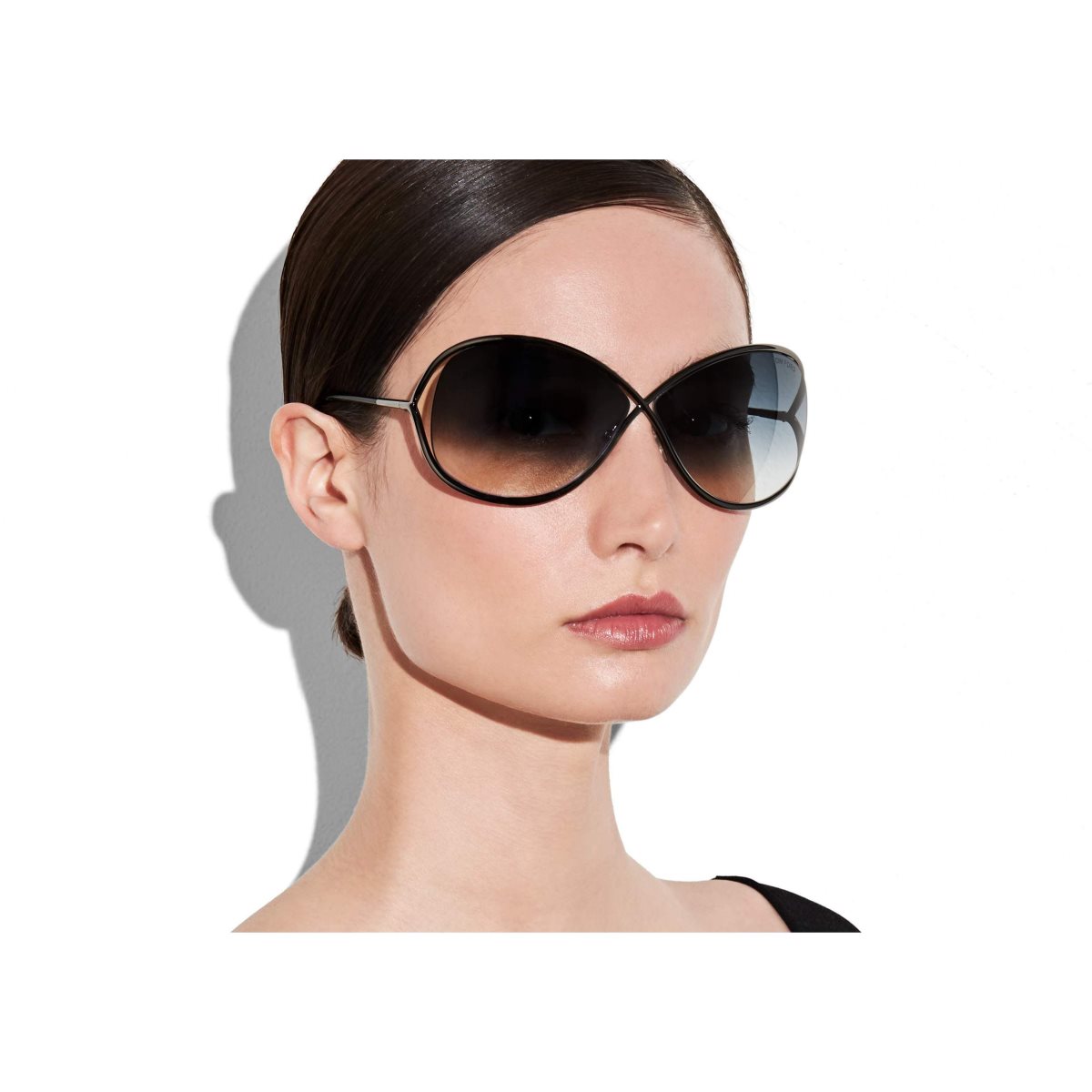 Lunettes de Soleil Tom Ford Miranda Oversized Soft Square Femme Rose Doré | RWZUL-8761