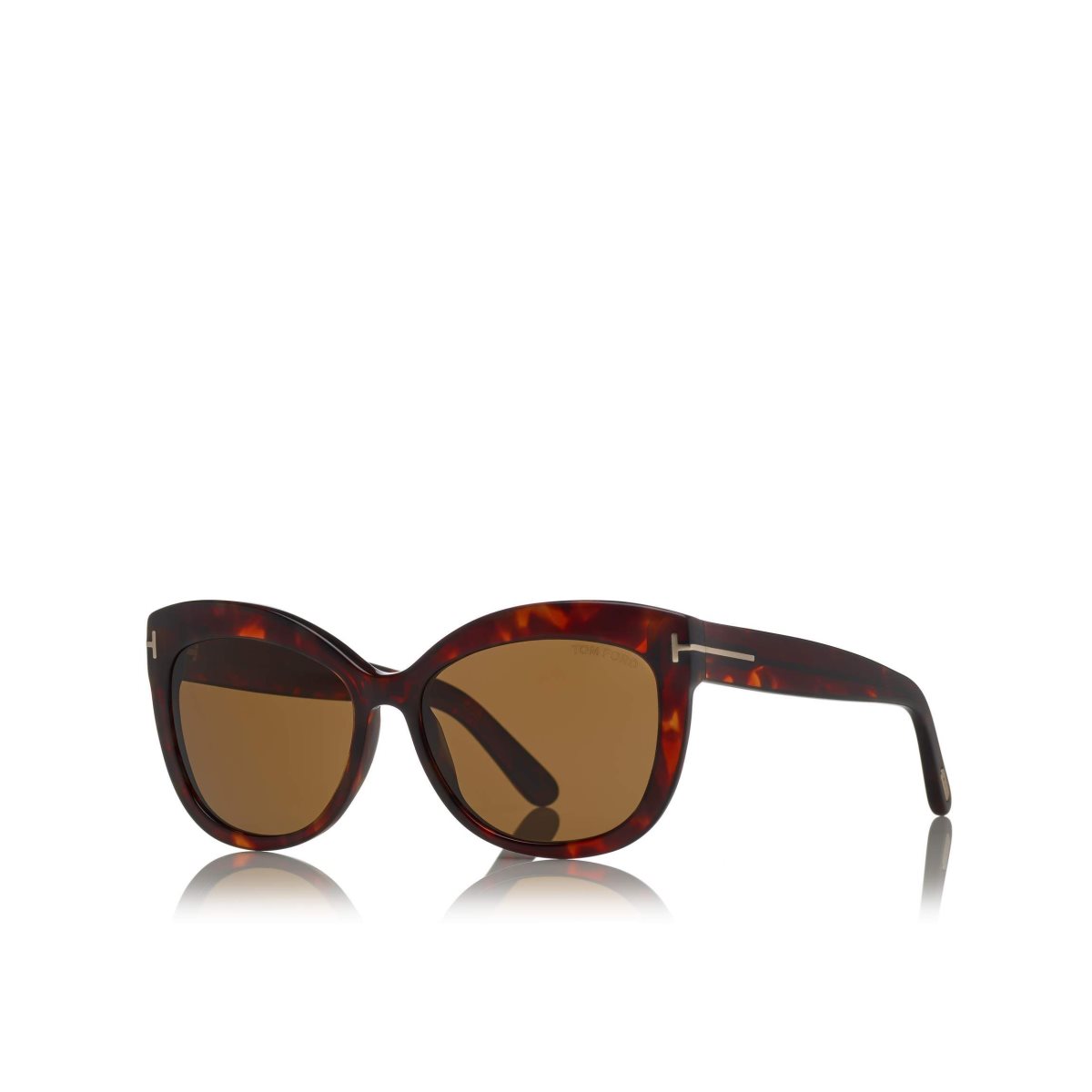 Lunettes de Soleil Tom Ford Polarized Alistair Femme Rouge | HWXRN-0395