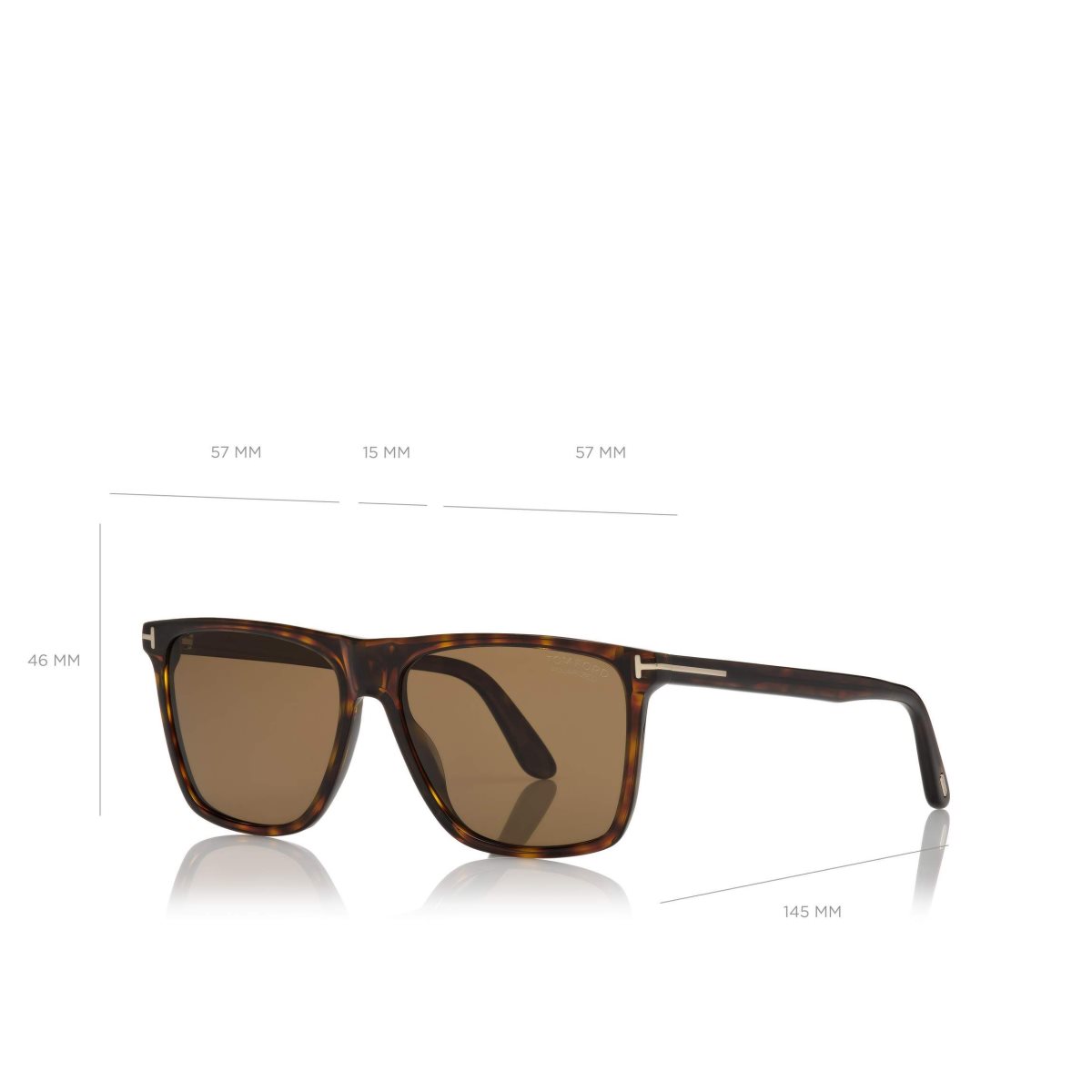 Lunettes de Soleil Tom Ford Polarized Fletcher Homme Noir | IPJTQ-4725