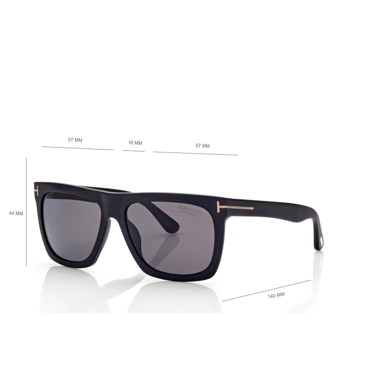 Lunettes de Soleil Tom Ford Polarized Morgan Femme Noir | EBDZT-1952