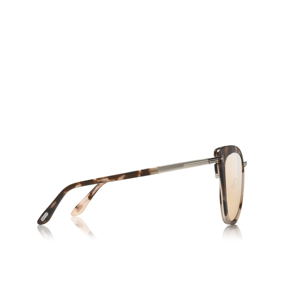 Lunettes de Soleil Tom Ford Simona Femme Argent Foncé | ATBJZ-6753