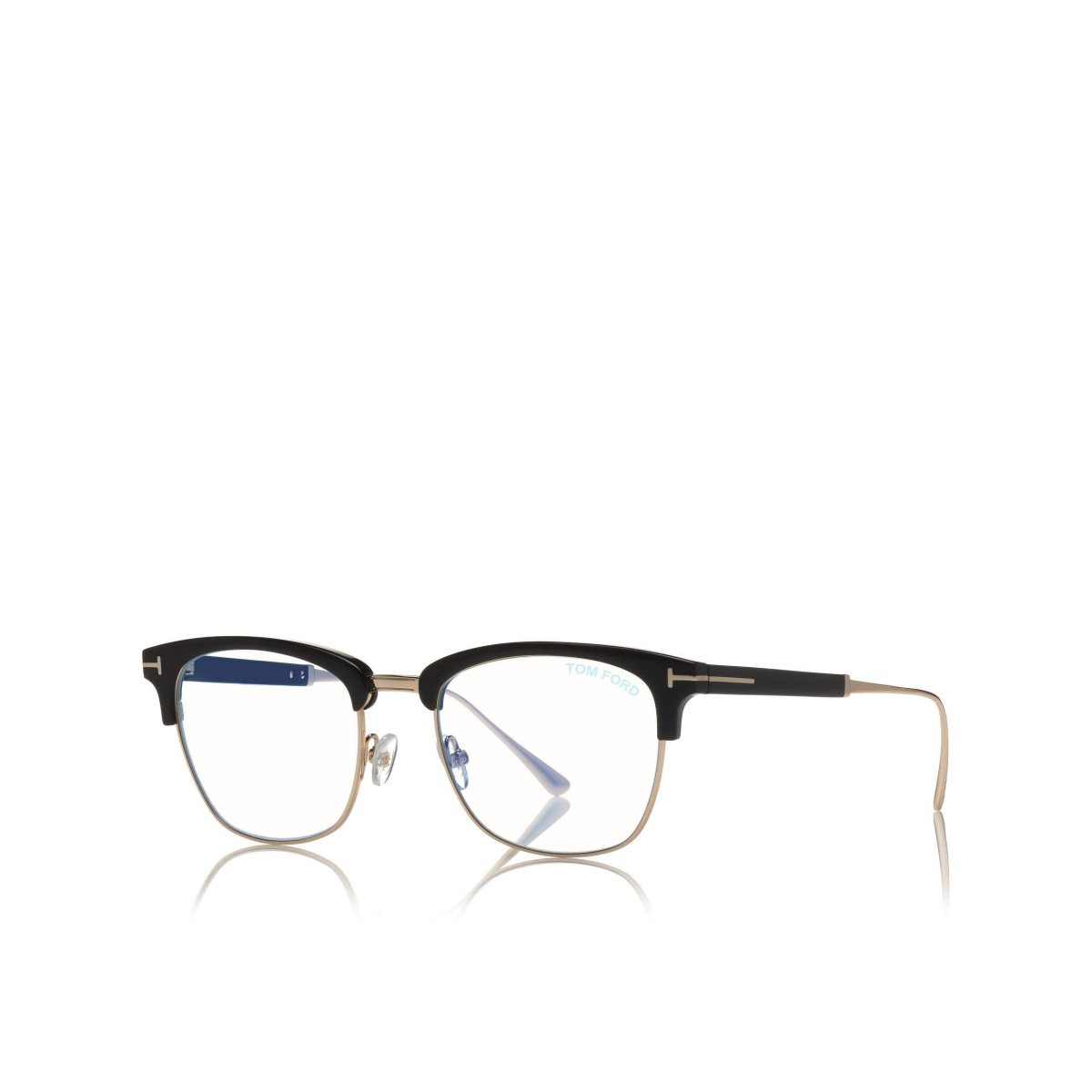 Optique Tom Ford Blue Block Browline Homme Noir | BAJQH-0278