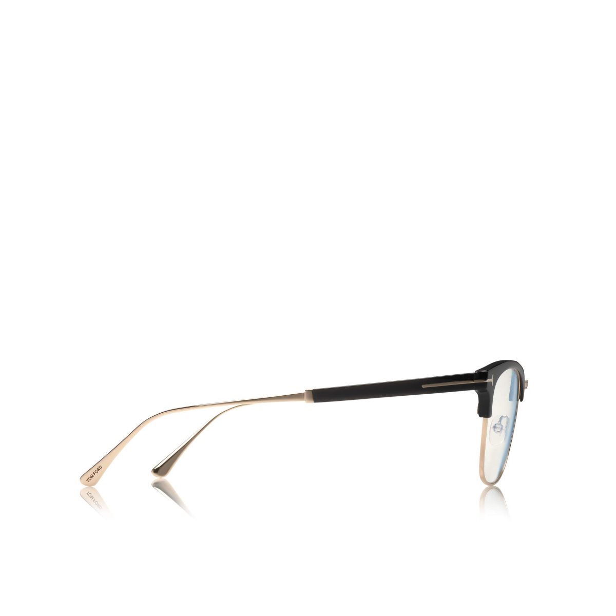 Optique Tom Ford Blue Block Browline Homme Noir | BAJQH-0278