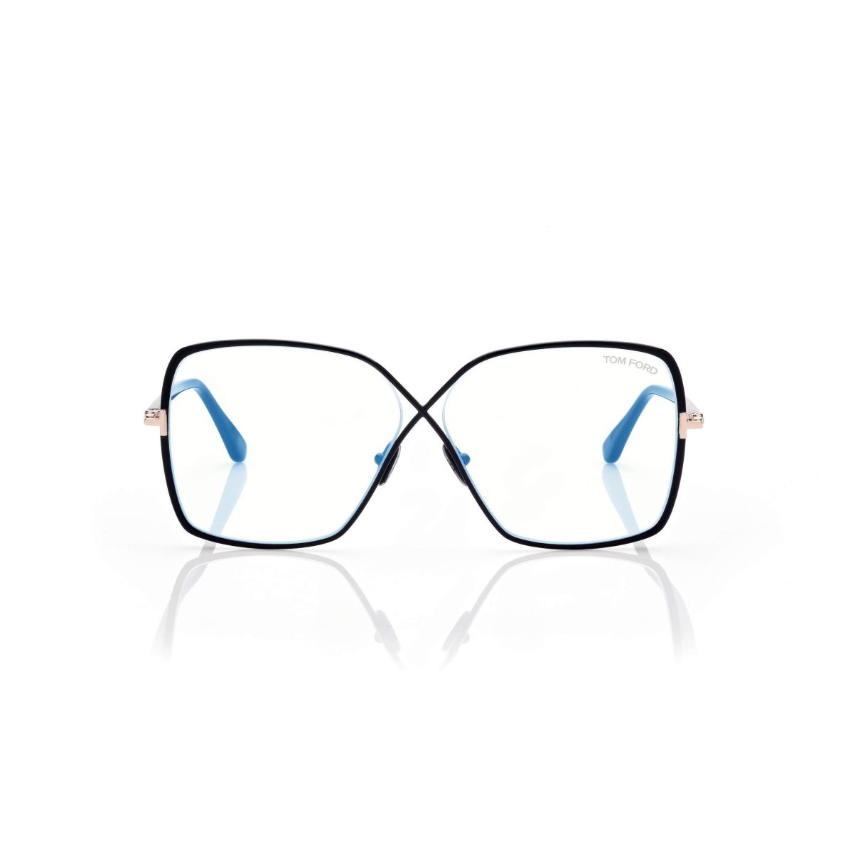 Optique Tom Ford Blue Block Butterfly Femme Noir | RAVFM-9170