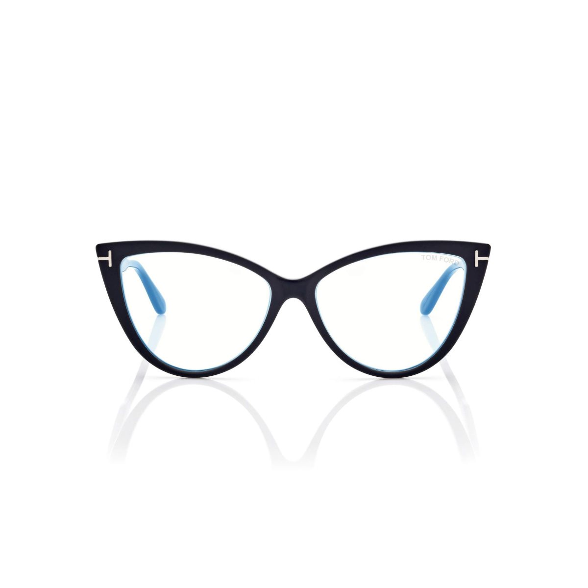 Optique Tom Ford Blue Block Cat Eye Femme Noir | HAJSP-4230