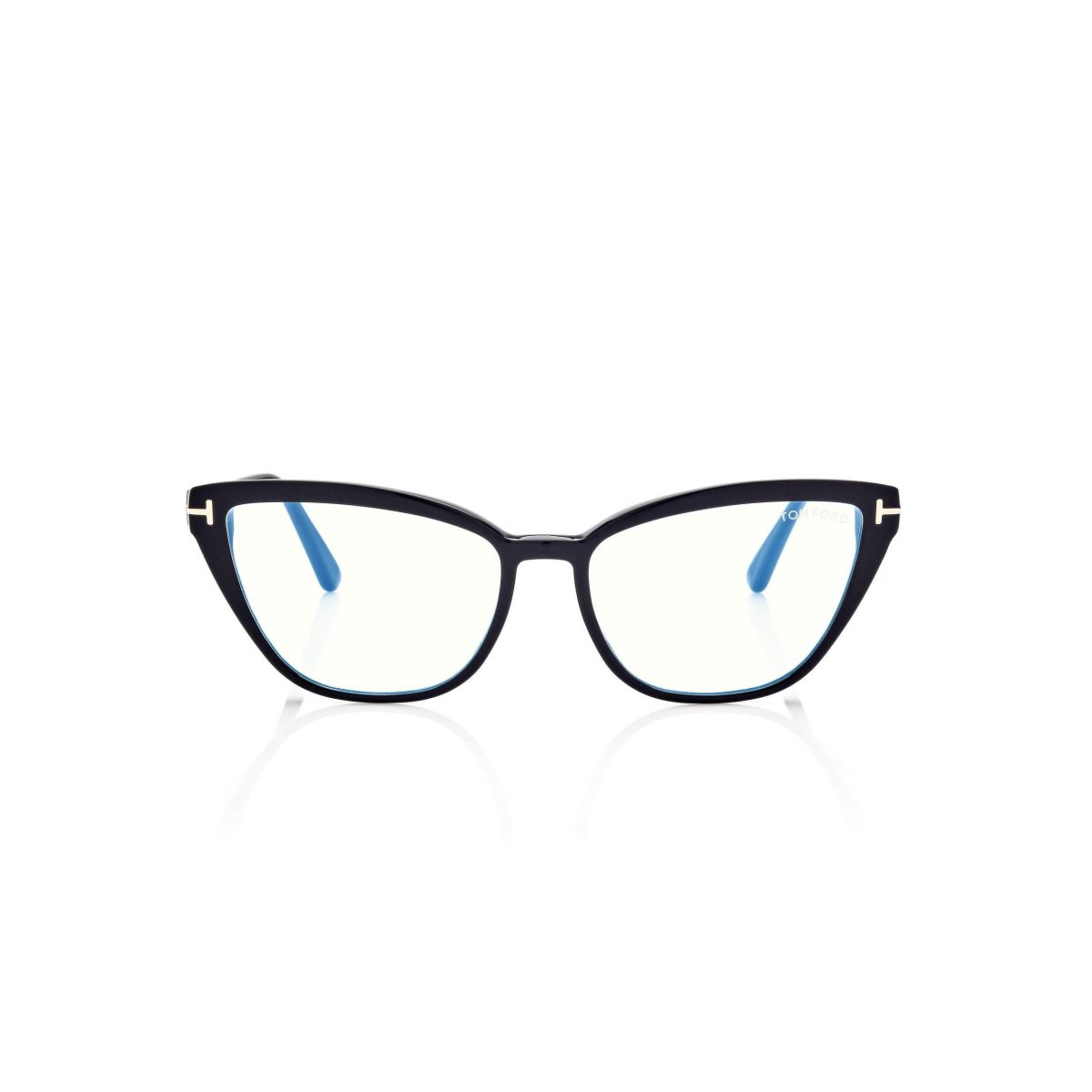 Optique Tom Ford Blue Block Cat Eye Femme Noir | USVMK-8275