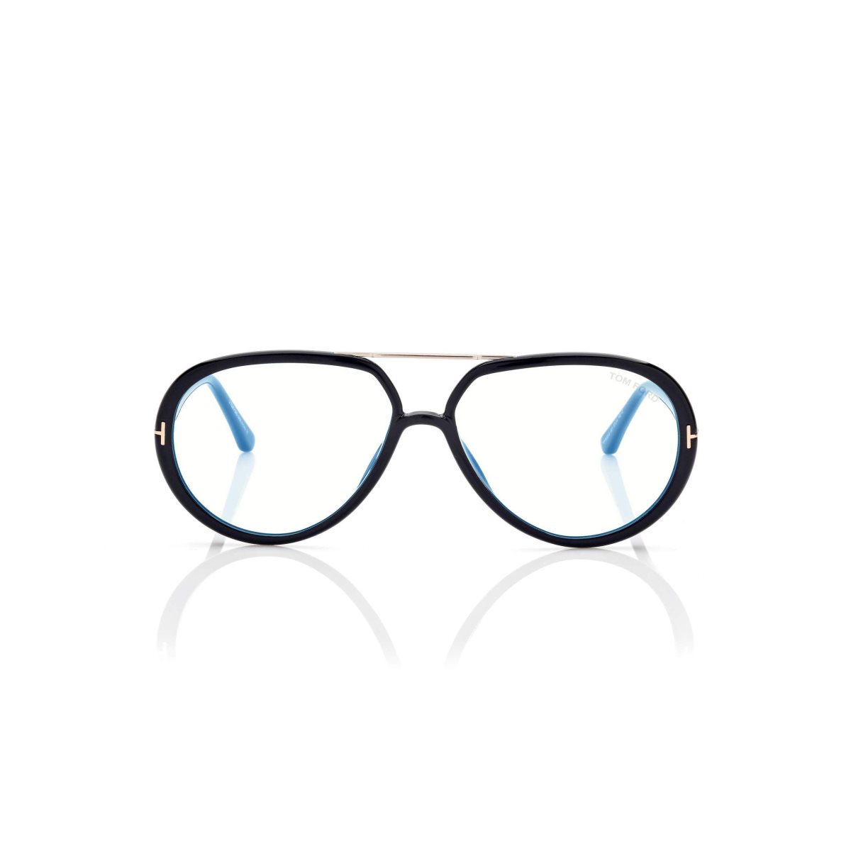 Optique Tom Ford Blue Block Pilot Femme Noir | GFQCT-0619