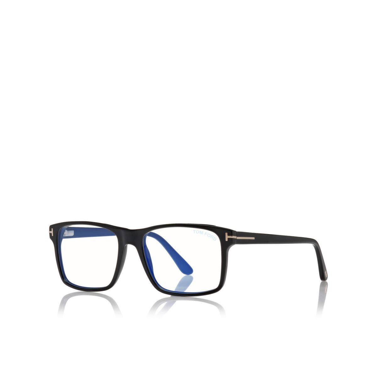 Optique Tom Ford Blue Block Rectangular Magnetic Homme Noir | KUTOE-5092