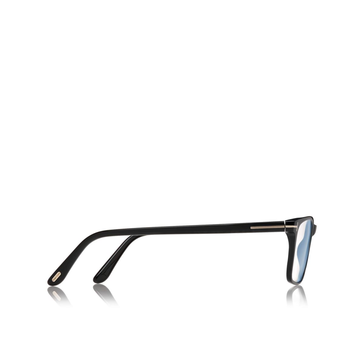 Optique Tom Ford Blue Block Rectangular Homme Noir | QJVCR-3465