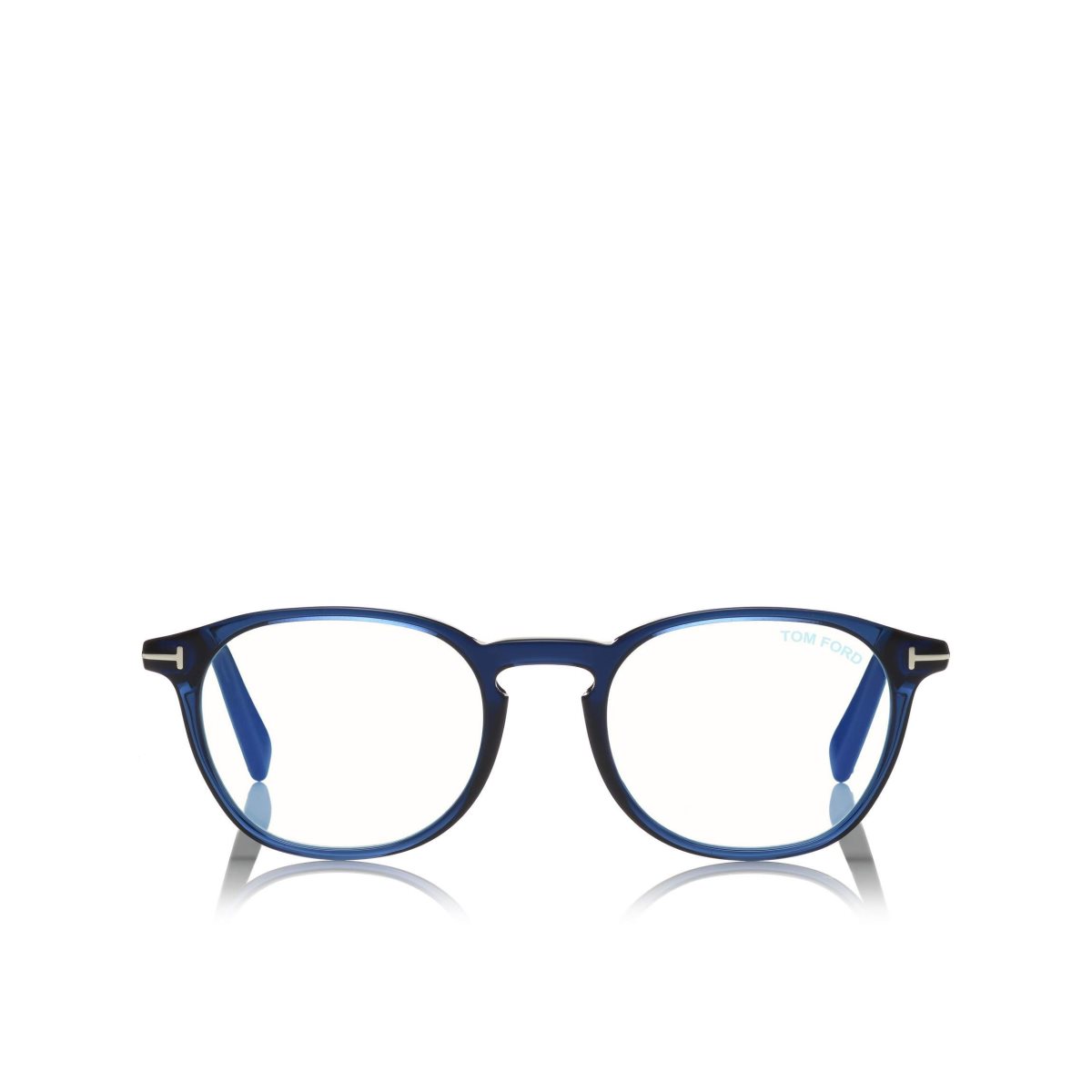 Optique Tom Ford Blue Block Round Homme Bleu | ASJVR-4053