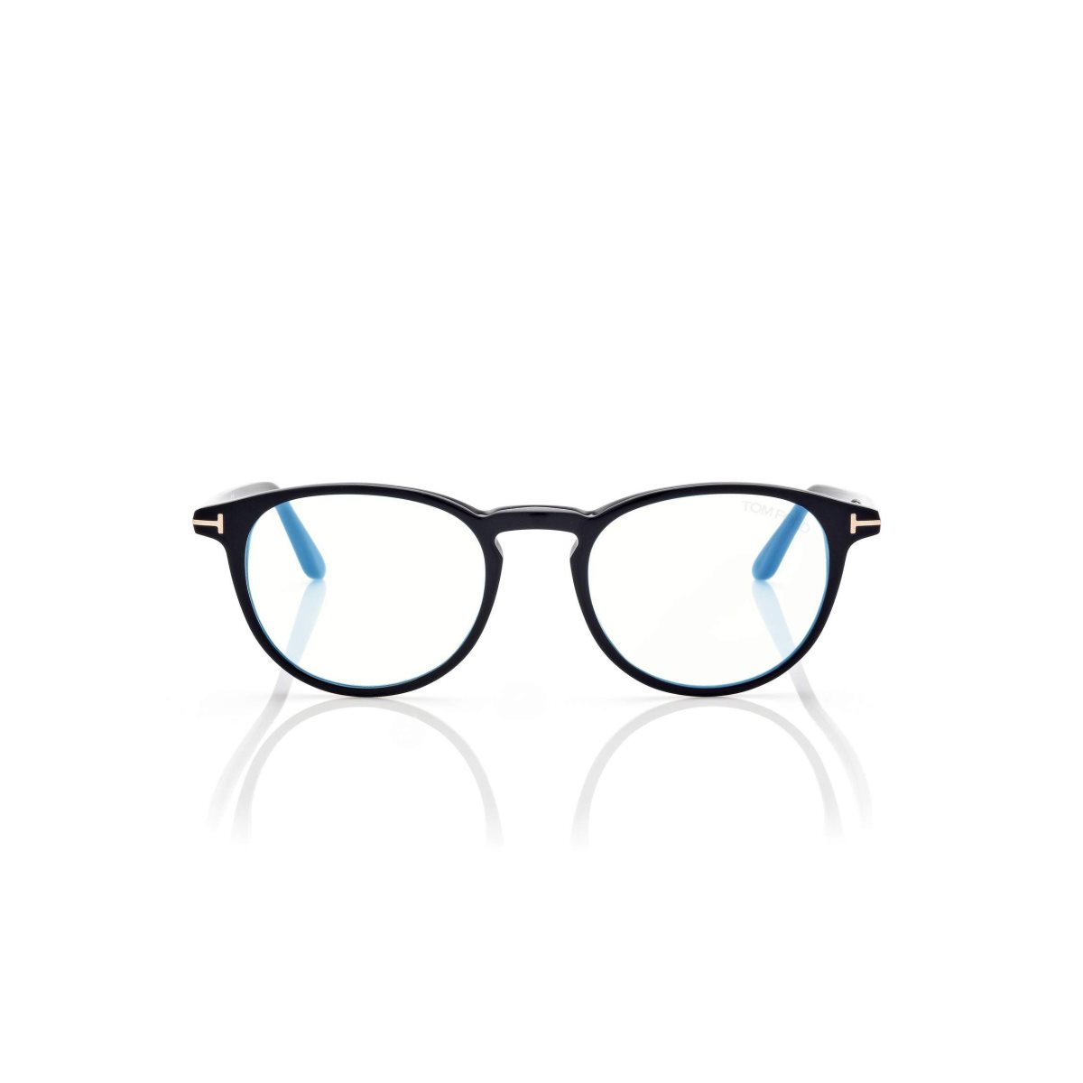 Optique Tom Ford Blue Block Round Homme Noir | LPGMD-1245