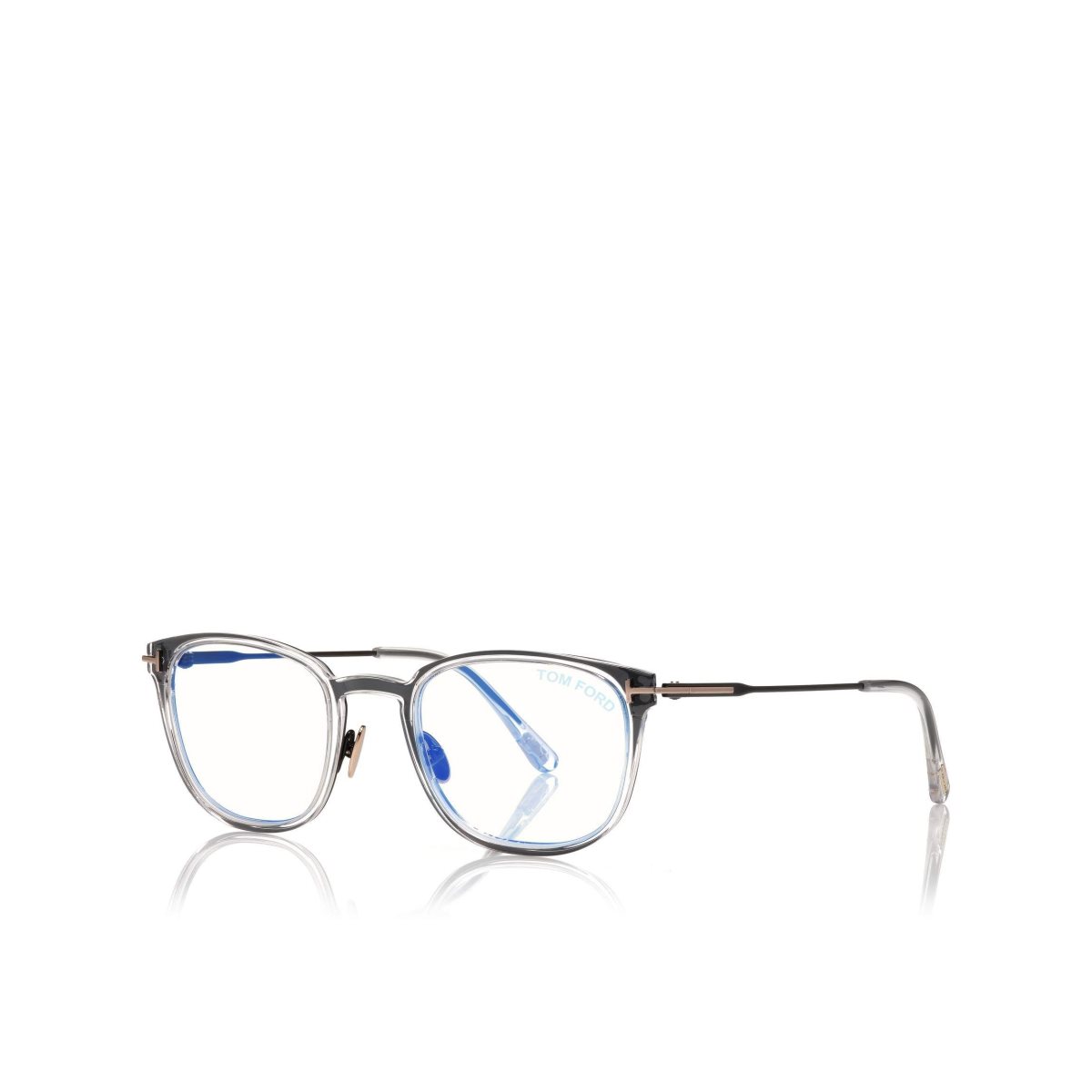 Optique Tom Ford Blue Block Slim Rectangular Homme Noir | NMLVQ-0143