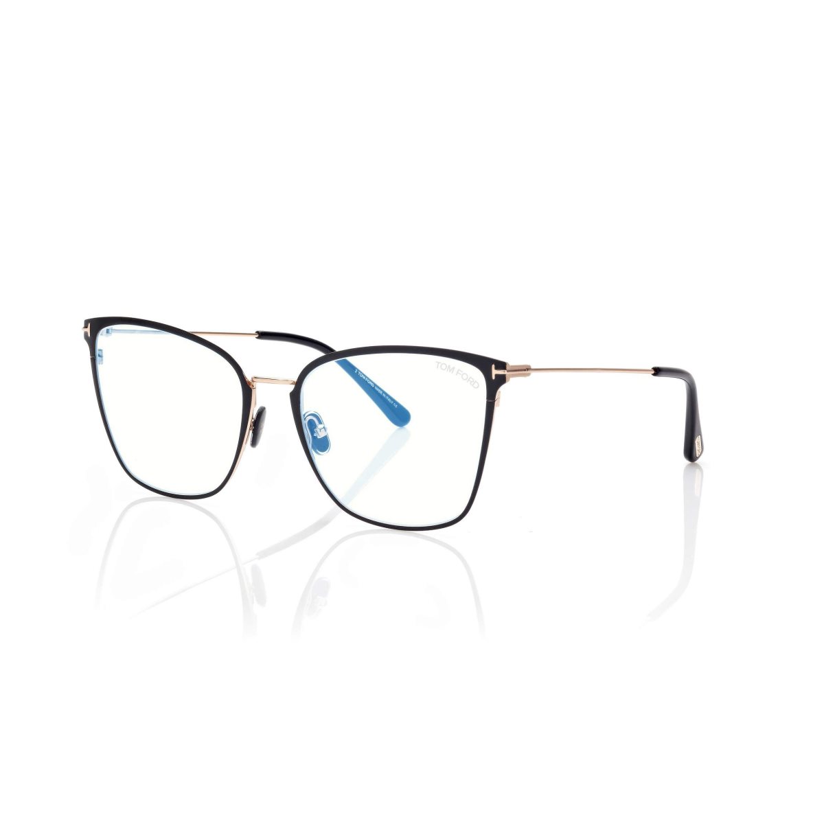 Optique Tom Ford Blue Block Soft Butterfly Femme Noir | IUEST-7409