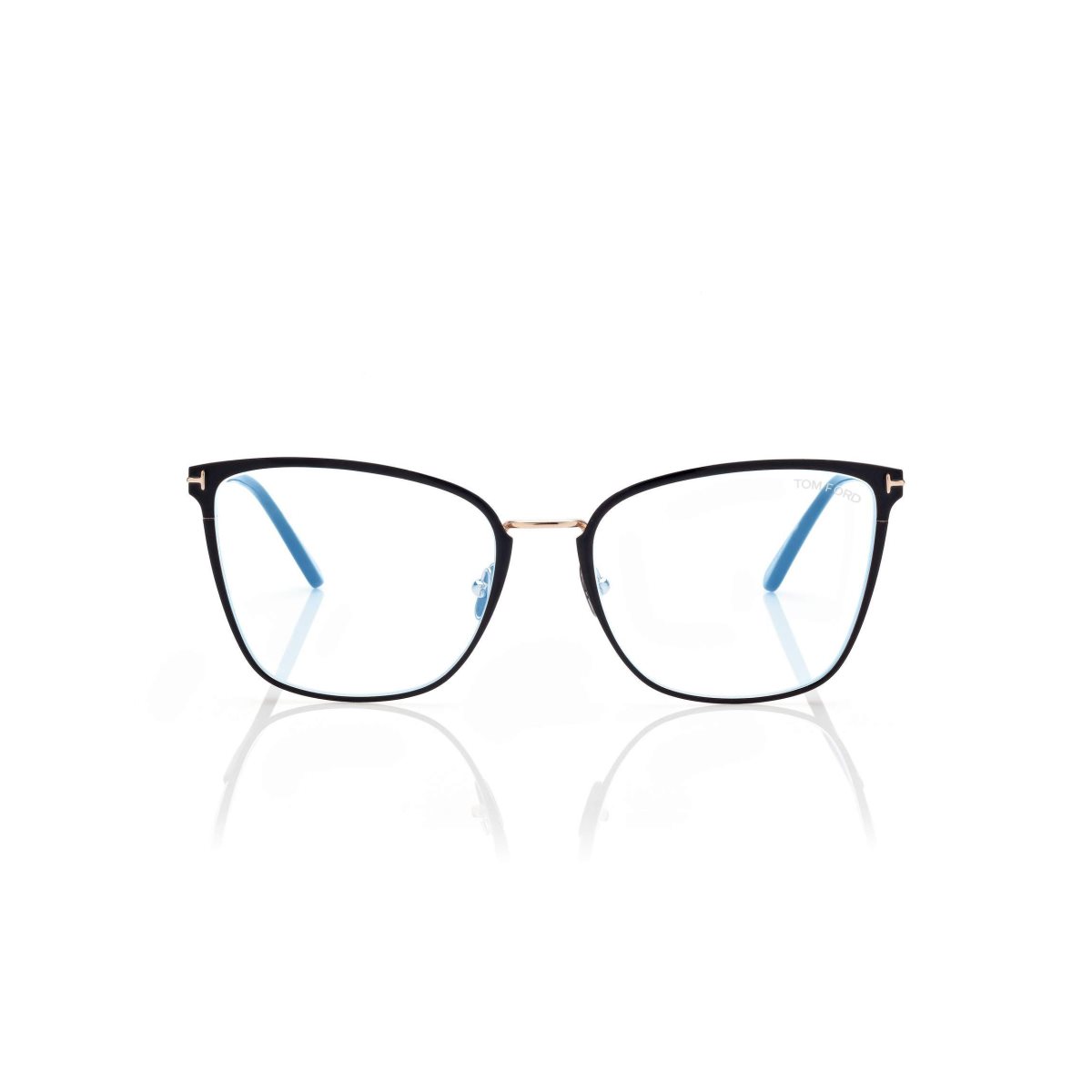 Optique Tom Ford Blue Block Soft Butterfly Femme Noir | IUEST-7409