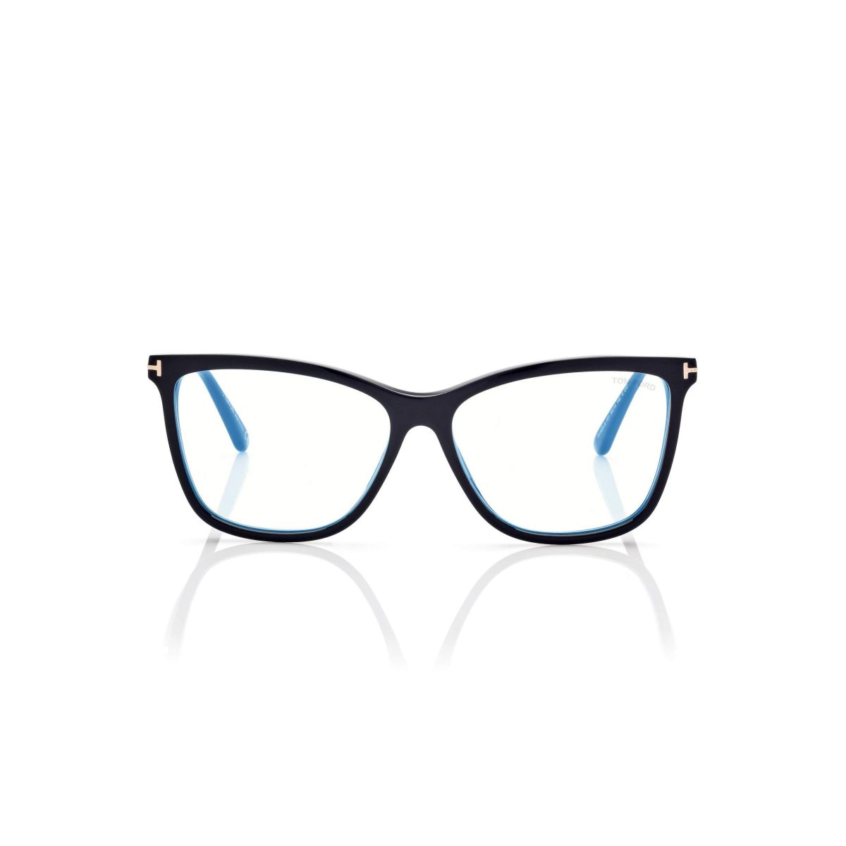 Optique Tom Ford Blue Block Soft Cat Eye Clip On Sun Femme Noir | XEWOZ-3867