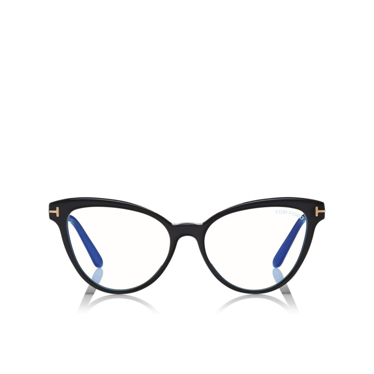 Optique Tom Ford Blue Block Soft Cat Eye Femme Noir | YUIGZ-9087