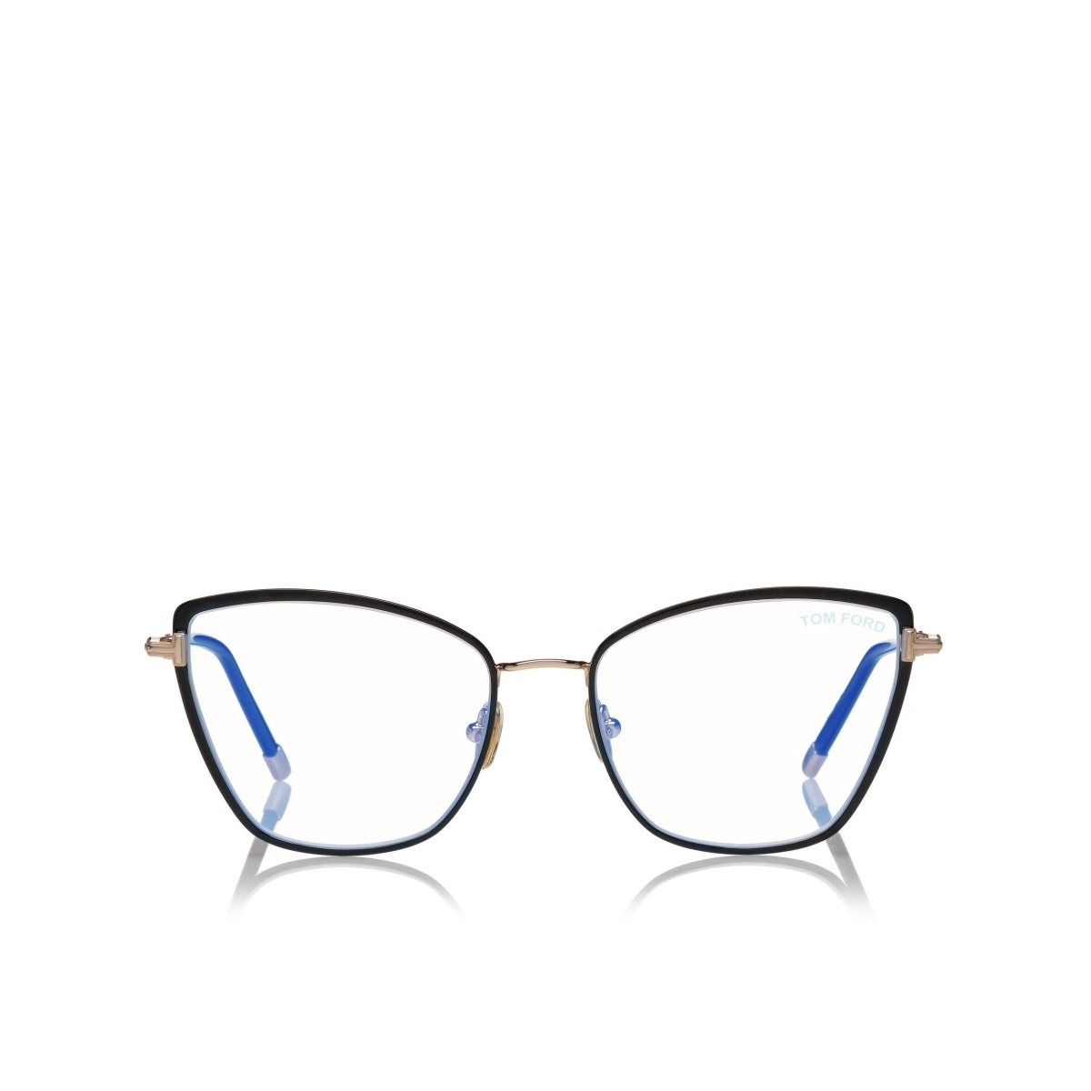 Optique Tom Ford Blue Block Soft Cat Eye Femme Noir | ZISJG-7534