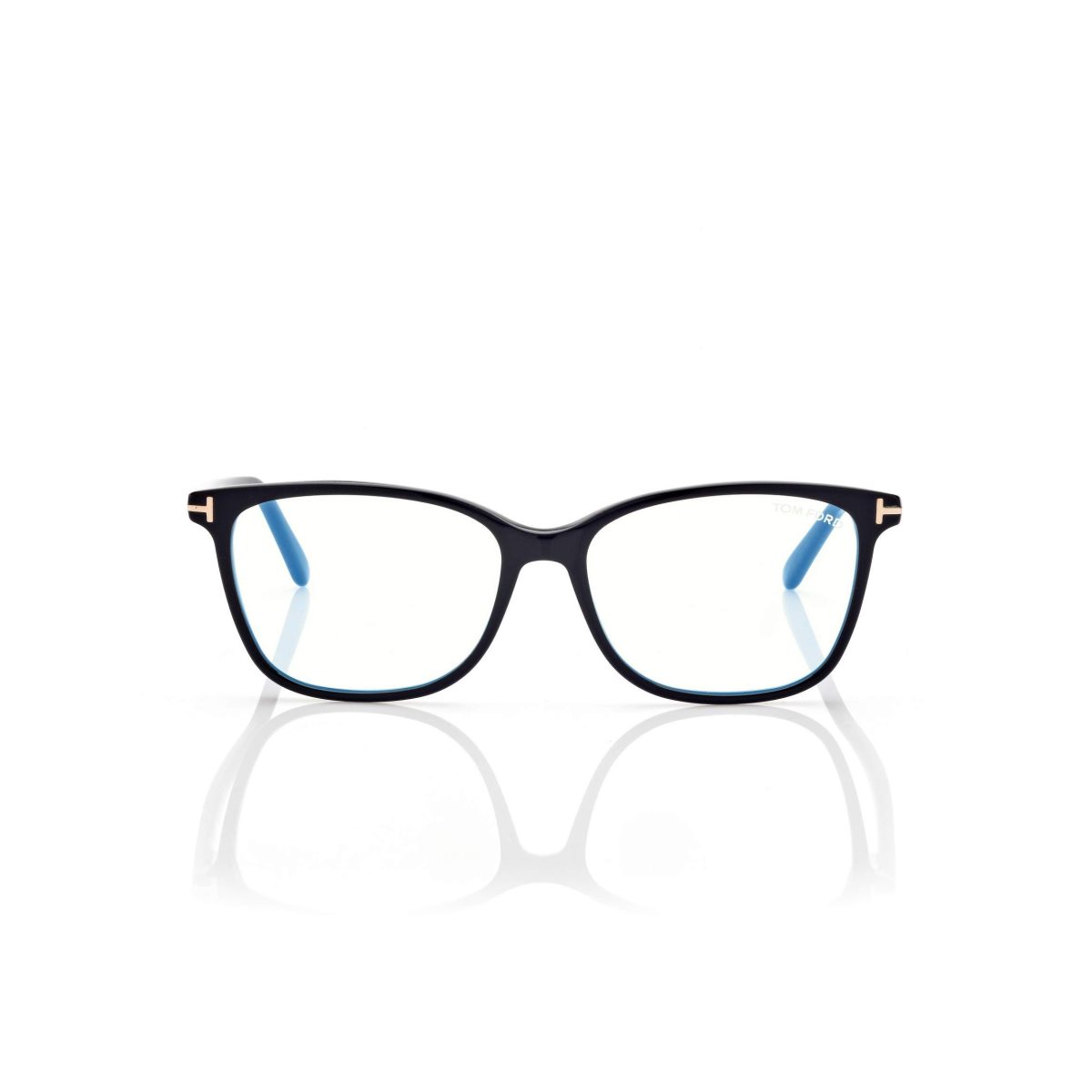 Optique Tom Ford Blue Block Soft Square Femme Noir | BYHAS-3468