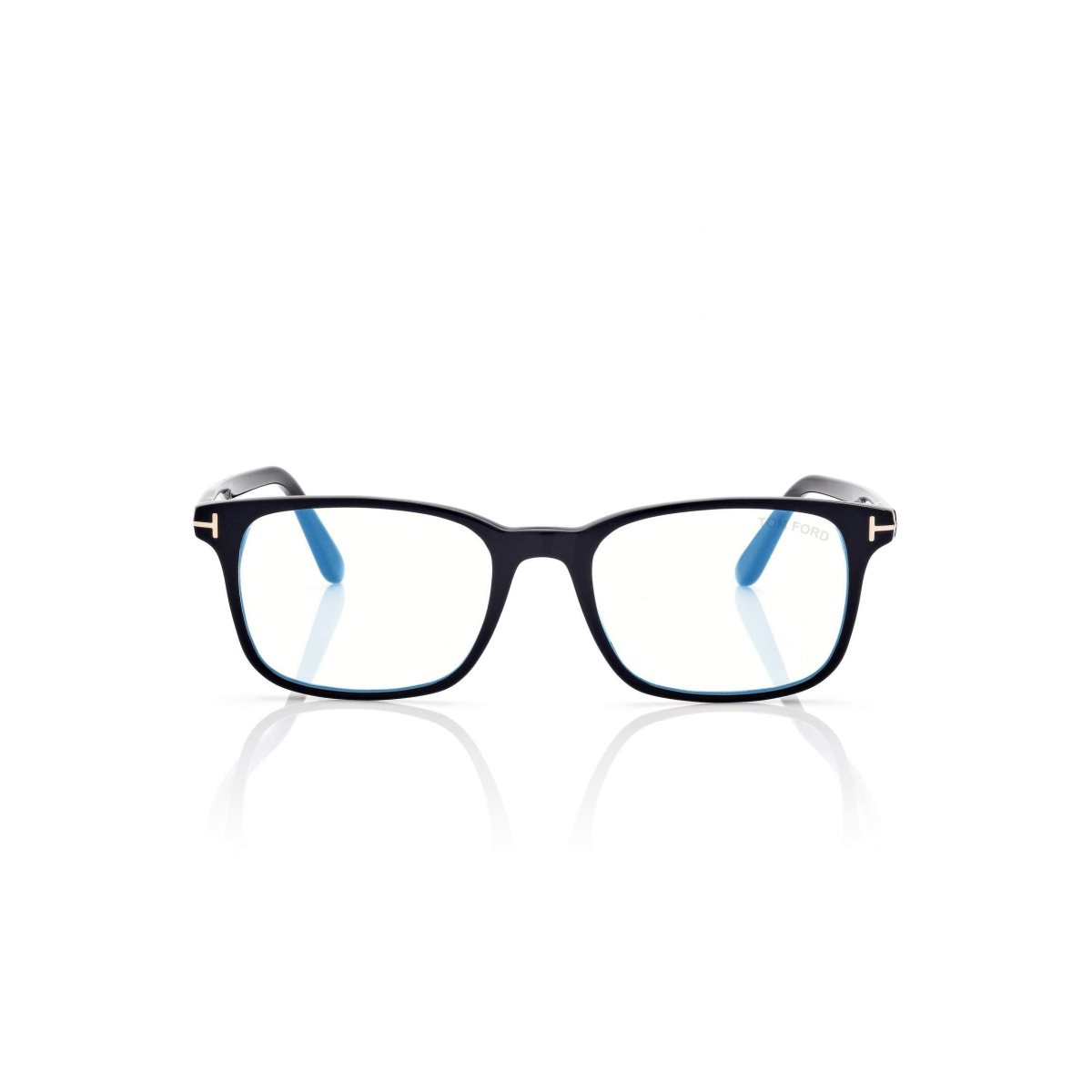 Optique Tom Ford Blue Block Square Homme Noir | FPDTR-2608