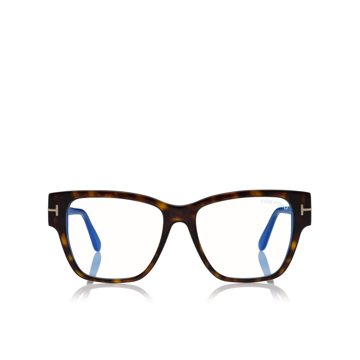 Optique Tom Ford Blue Block Square Shape Femme Noir | SWVFT-5692