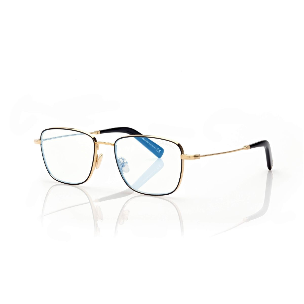 Optique Tom Ford Blue Block Square Femme Noir | AUHDK-2876