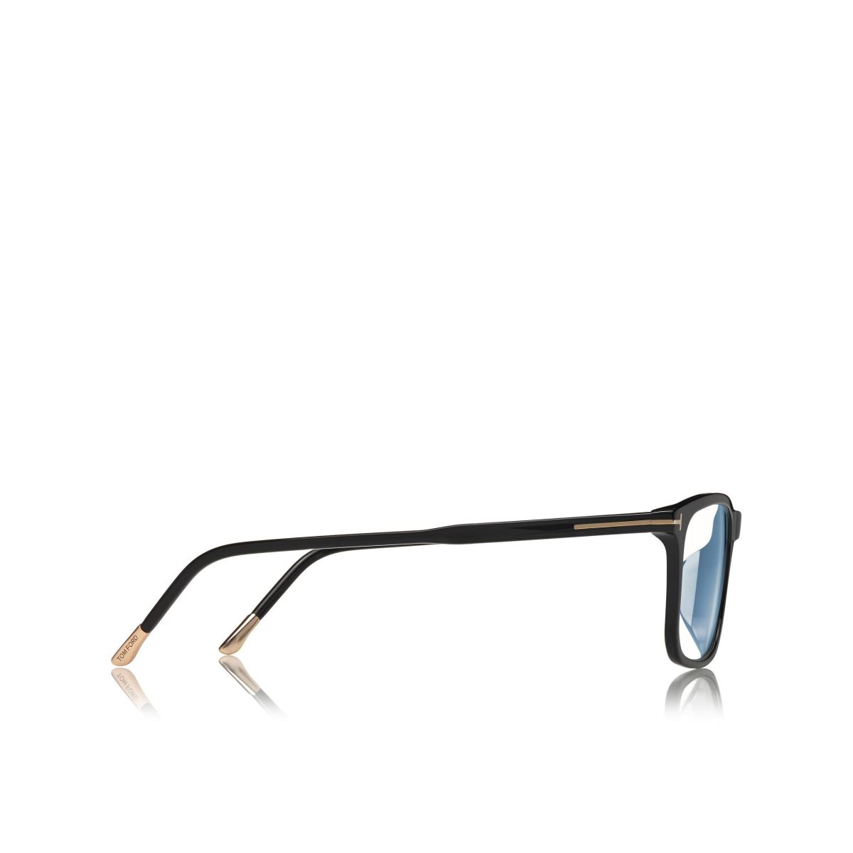 Optique Tom Ford Blue Block Square Femme Noir | EGJWC-7360