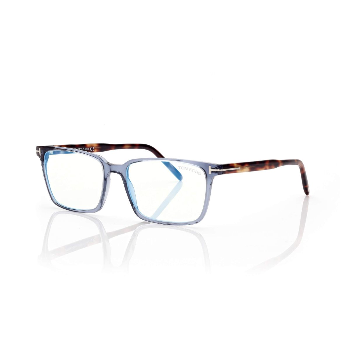 Optique Tom Ford Blue Block Square Femme Bleu | FSHJW-4972