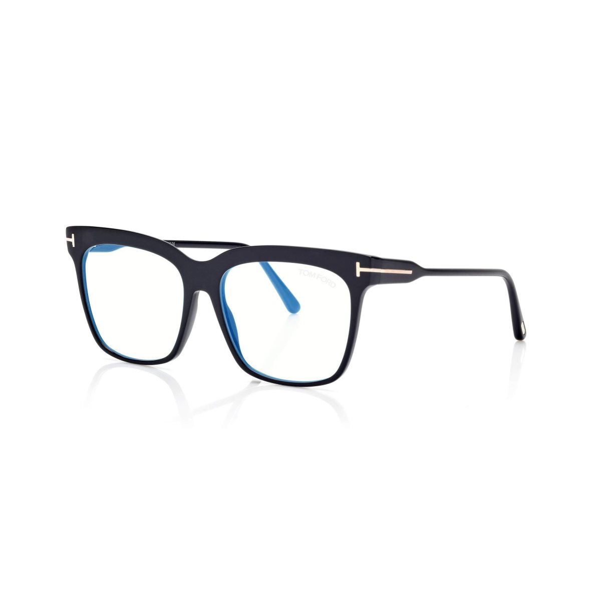 Optique Tom Ford Blue Block Square Femme Noir | GIETY-6791