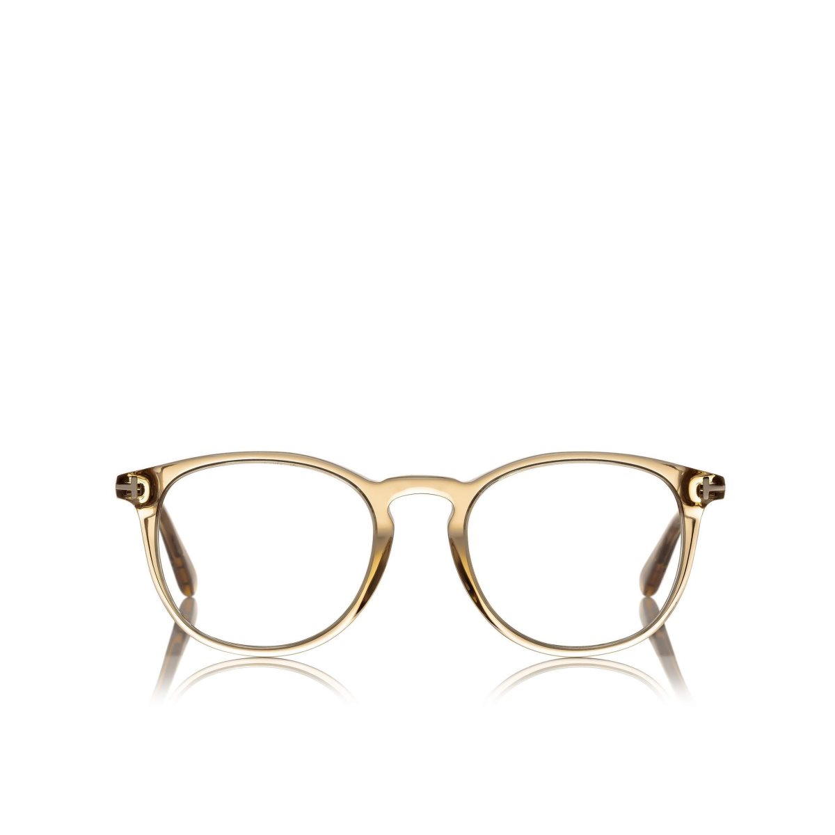 Optique Tom Ford Soft Round Frame Homme Orange | JUQAB-7143