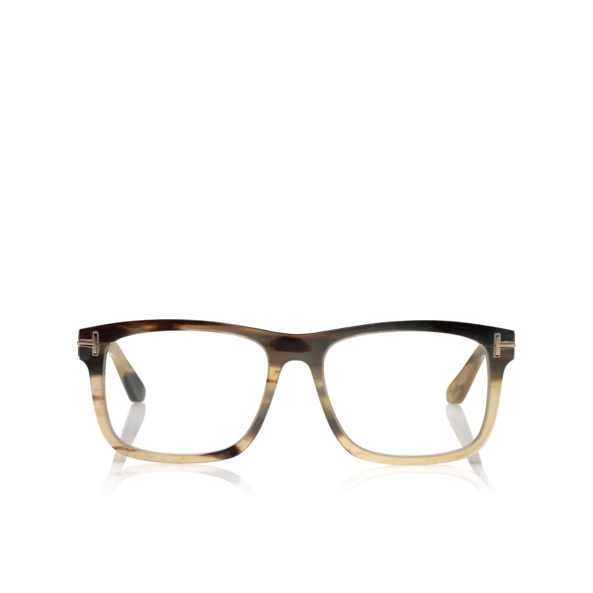 Optique Tom Ford Square Horn Optical Homme Vert | FBTDM-0324