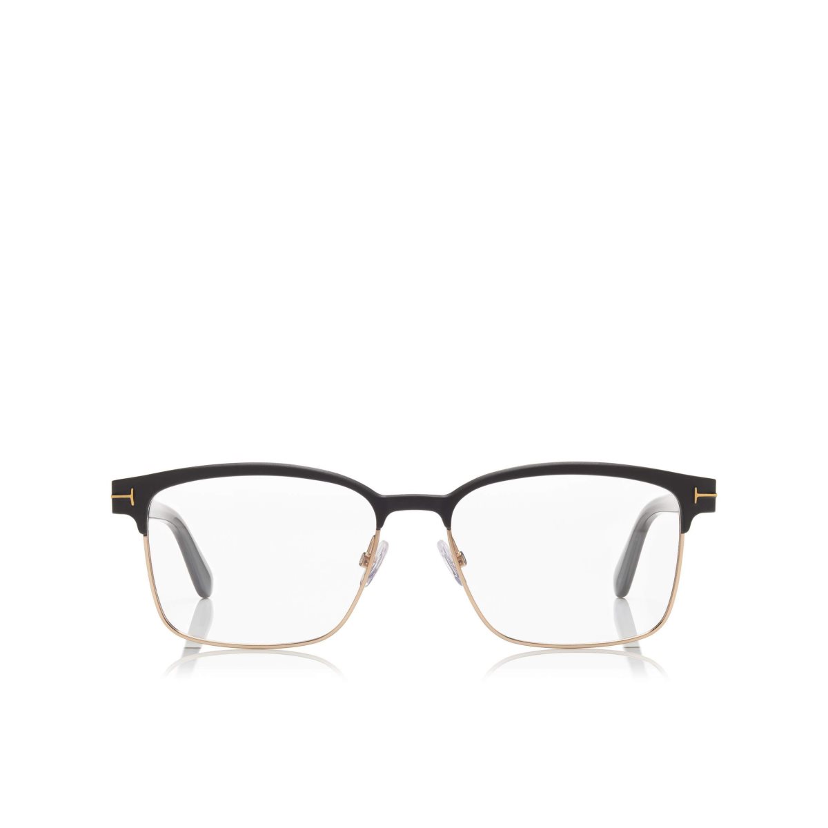 Optique Tom Ford Square Metal Frame Homme Noir | WFACD-8657