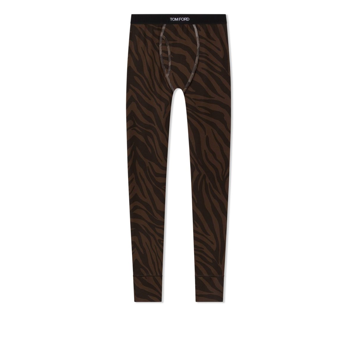 Pantalon De Pyjama Tom Ford Zebra Coton Homme Beige | IDJAS-1096