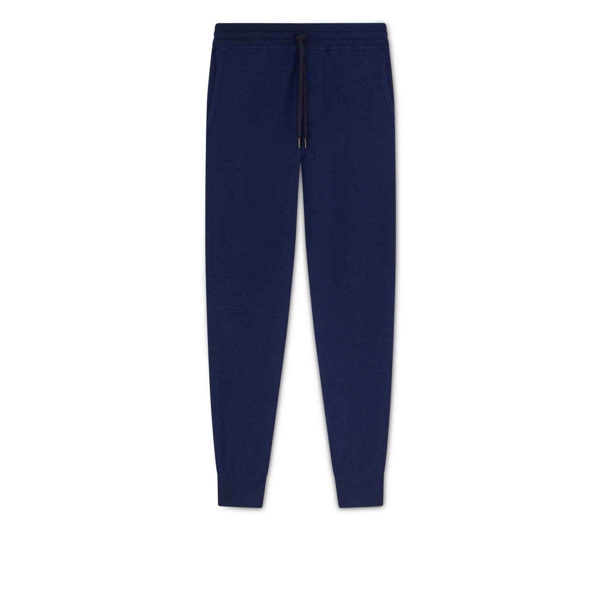 Pantalon Tom Ford Cashmere Merino Sweatpants Homme Bleu Foncé | ZWGPE-5872