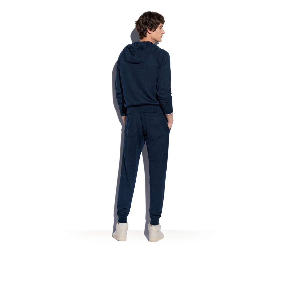 Pantalon Tom Ford Cashmere Silk Hemp Jogger Homme Bleu | RQXNP-2471