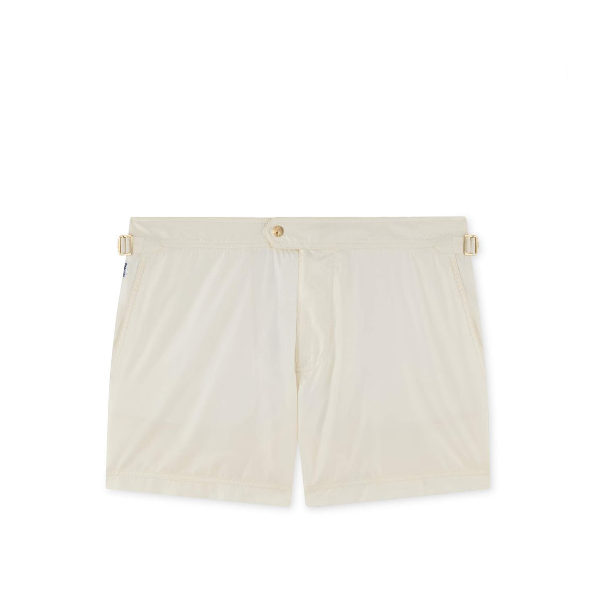 Pantalon Tom Ford Compact Poplin Swim Corta Homme Blanche | LTGMV-0178