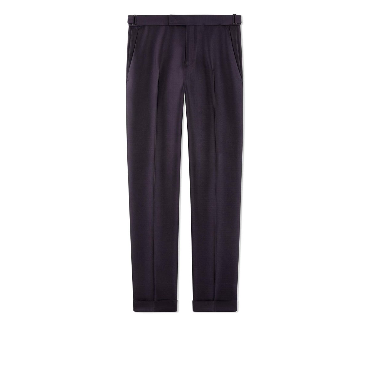 Pantalon Tom Ford Draped Mikado Cooper Trouser Homme Violette | MHQIX-9804