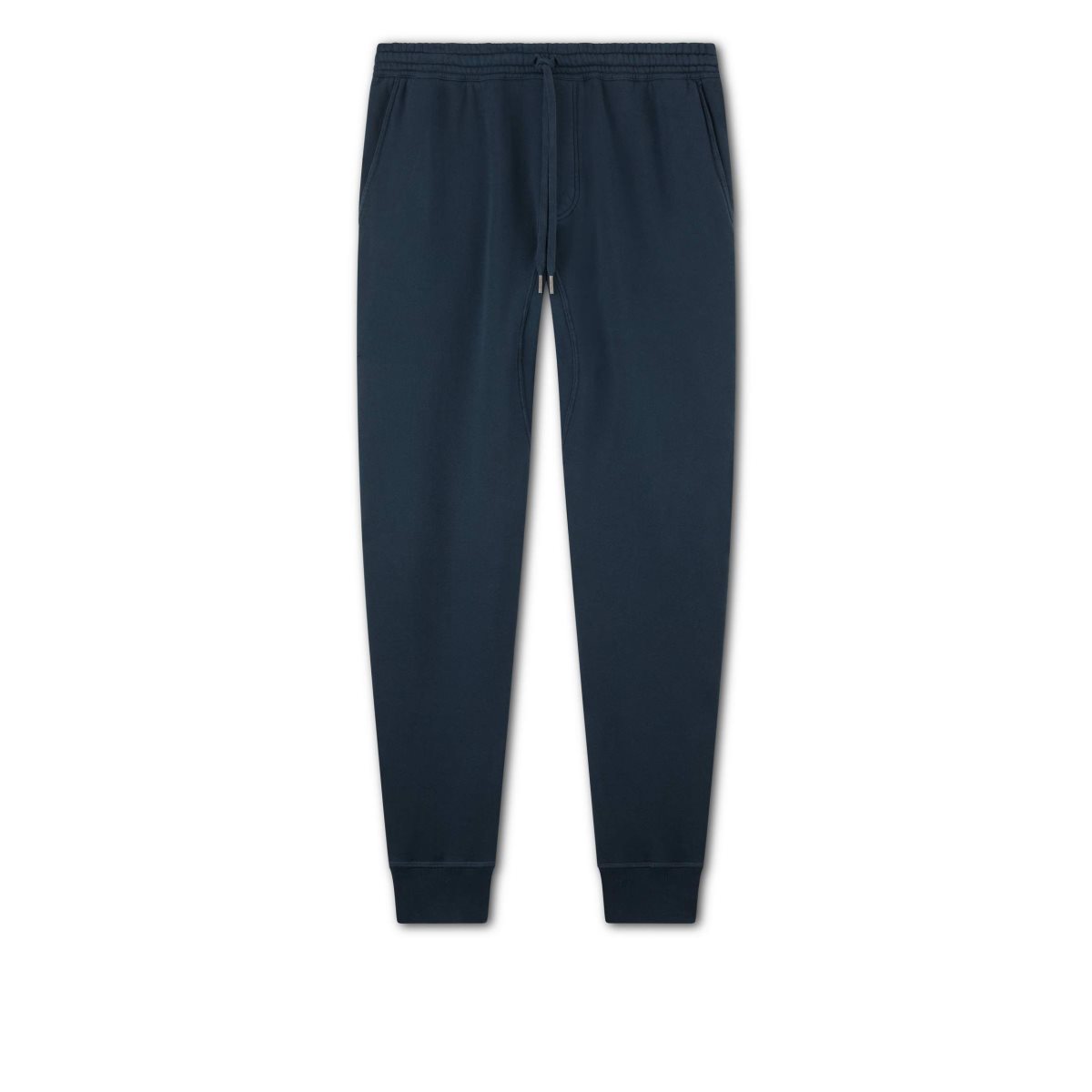 Pantalon Tom Ford Garment Dyed Sweatpants Homme Bleu Foncé | NDOYI-5106