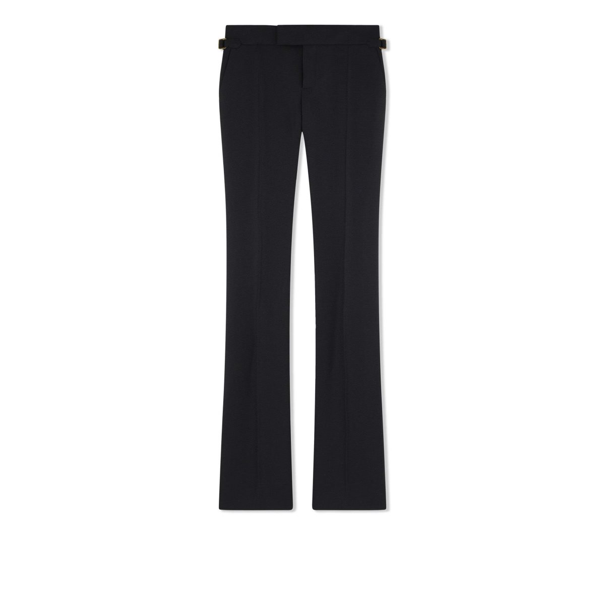 Pantalon Tom Ford Hopsack Tailoring Flares Femme Noir | SNLZF-8914