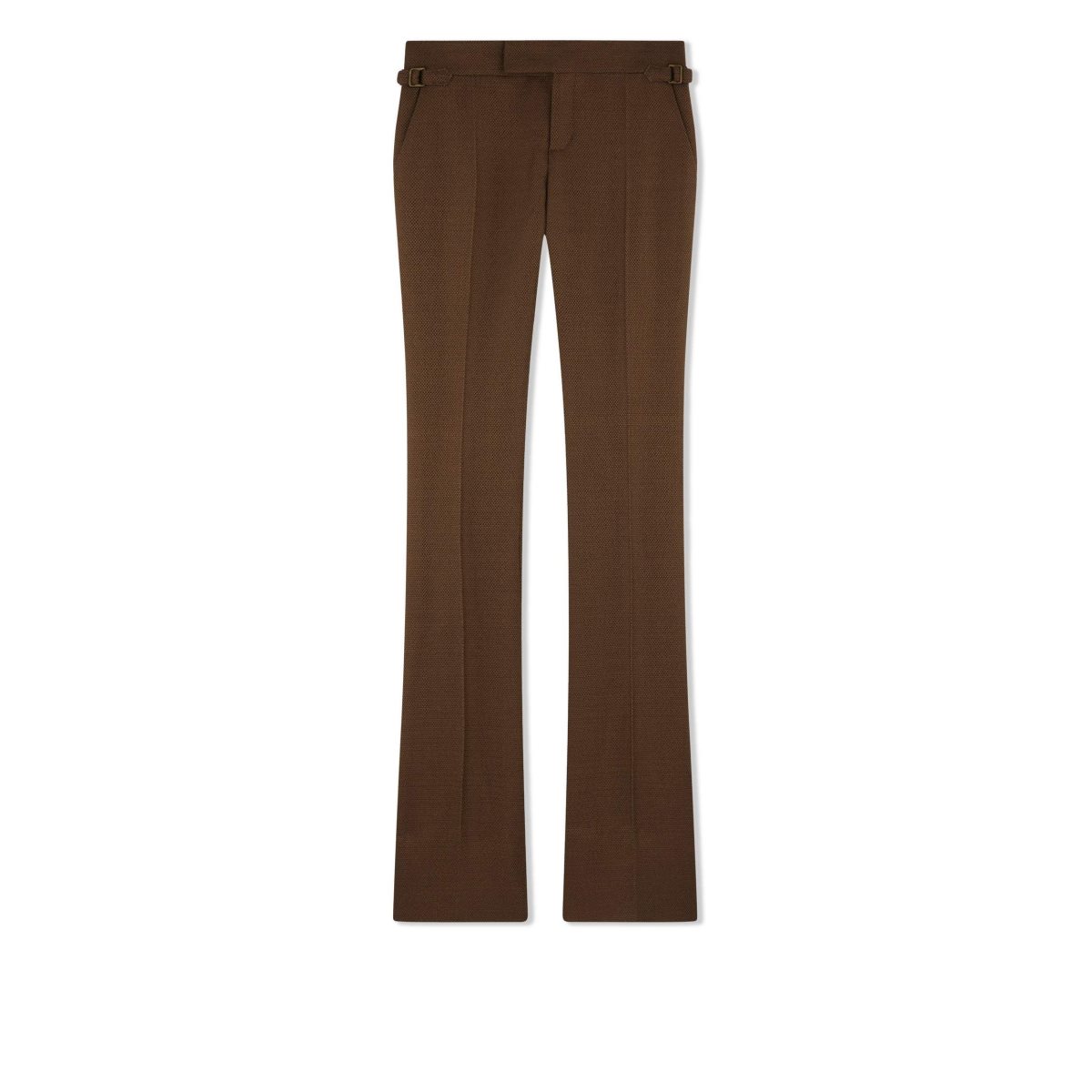 Pantalon Tom Ford Hopsack Tailoring Flares Femme Pecan | VXRJY-3674