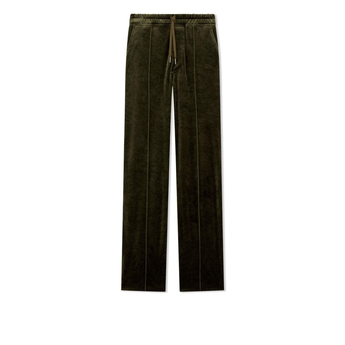 Pantalon Tom Ford Jersey Velvet Jogger Homme Ebony | BIHTE-7840