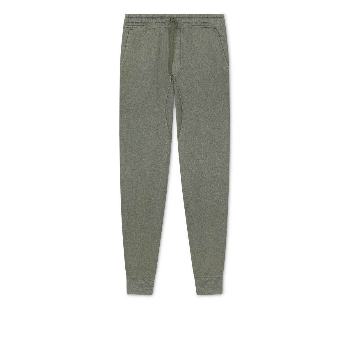 Pantalon Tom Ford Melange Coton Blend Sweatpants Homme Vert Olive | LXJIS-7965