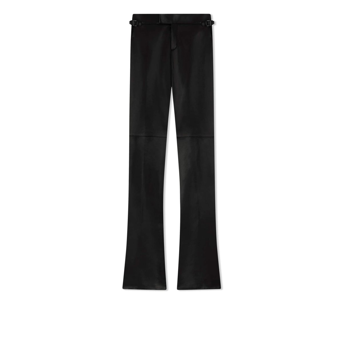 Pantalon Tom Ford Plonge Cuir Flares Femme Noir | RJUMS-2018