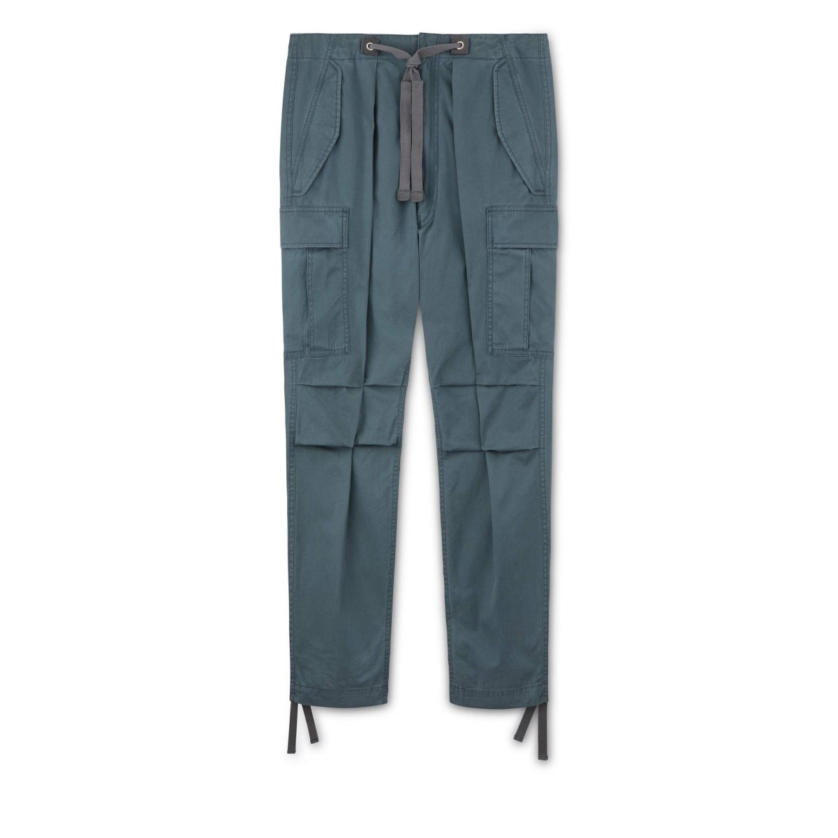 Pantalon Tom Ford Twill Drawstring Combat Homme Bleu | CABGJ-1340