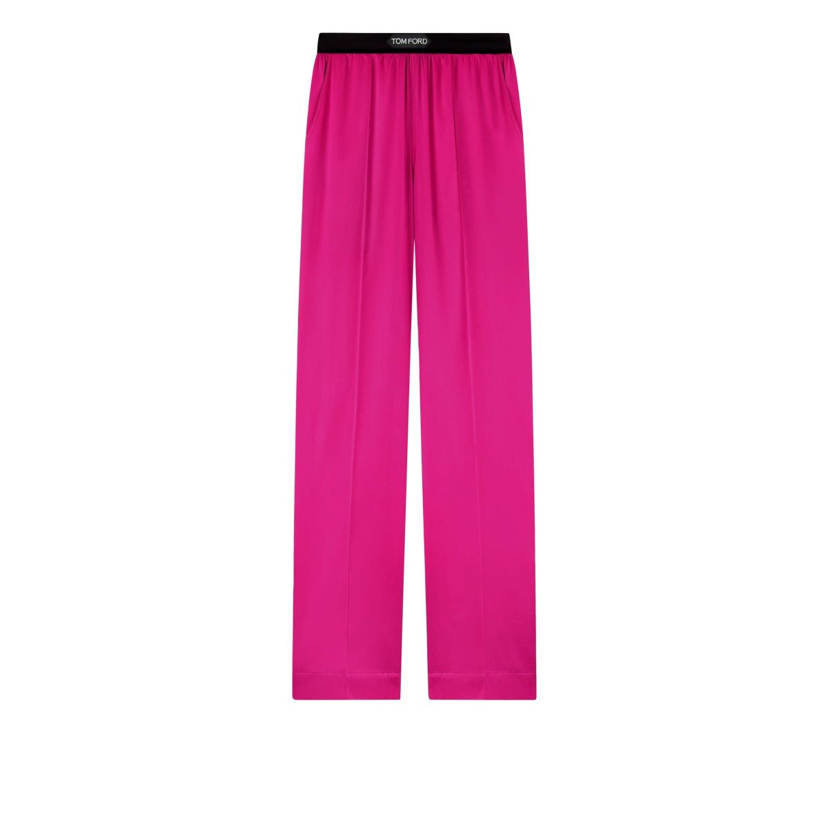 Pantalons Tom Ford Stretch Silk Satin Pj Pants Femme Rose | FTRUS-4568