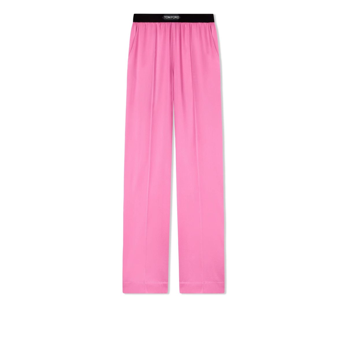 Pantalons Tom Ford Stretch Silk Satin Pj Pants Femme Rose | NSMLV-6924