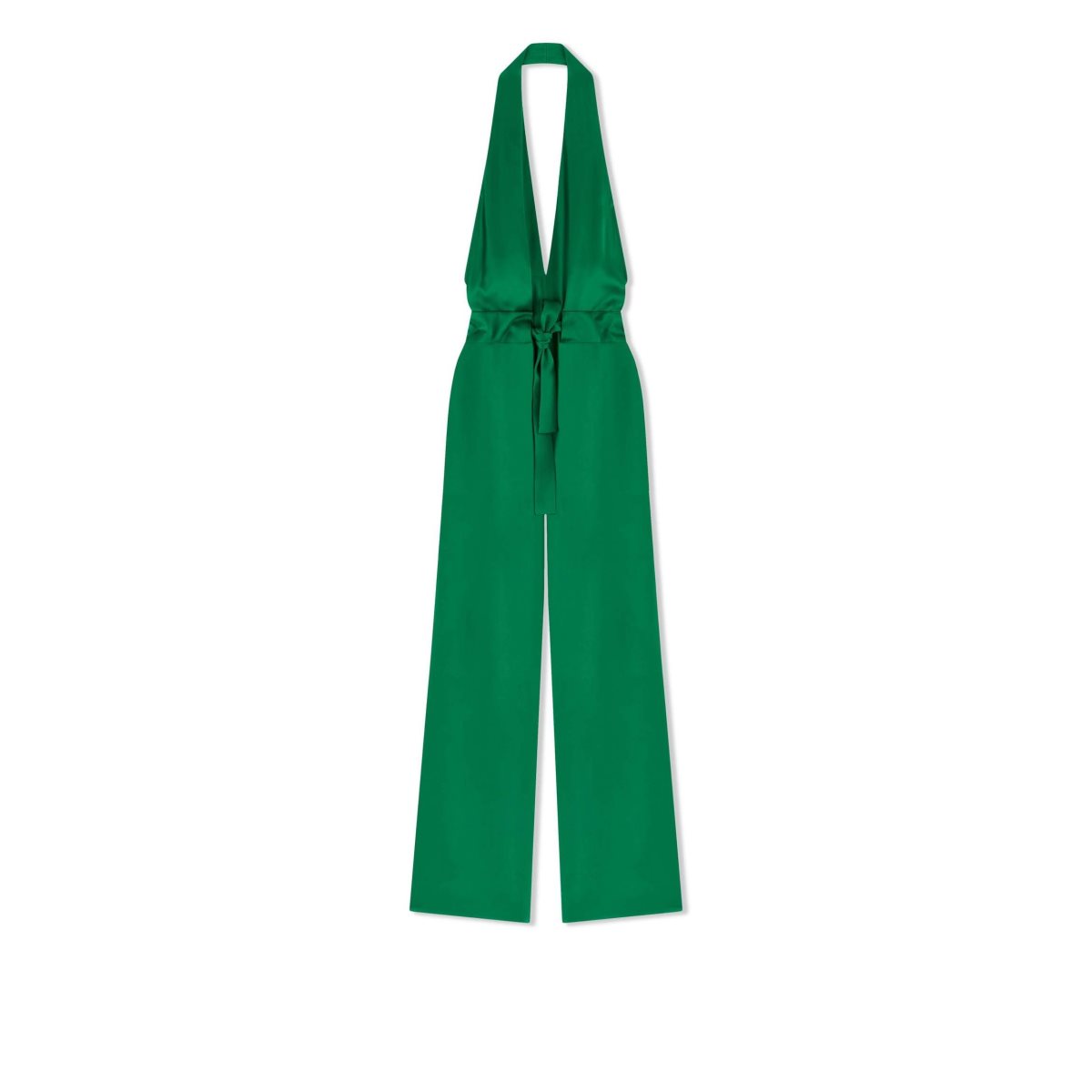 Peignoir Tom Ford Fluid Double-faced Satin Jumpsuit Femme Turquoise Vert | UAJGT-7342