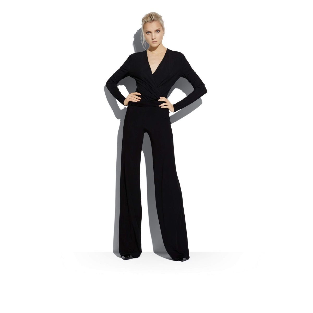 Peignoir Tom Ford Micro Costa Jersey Jumpsuit Femme Noir | OQVYT-6195